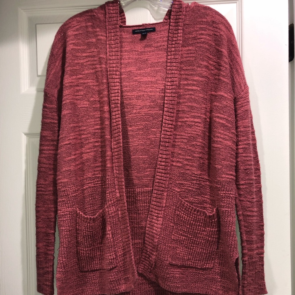 Pink American Eagle Cardigan